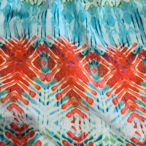 Ruby Rd Petites Womens Blouse Multi-Color Size PS Cotton Blend Stretch Pullover - Picture 9 of 12